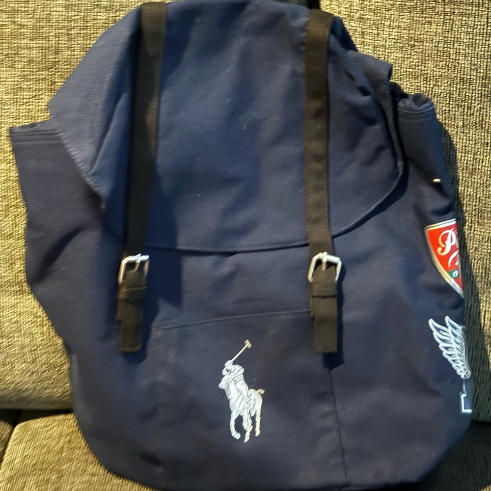 Polo By Ralph Lauren Navy Backpack